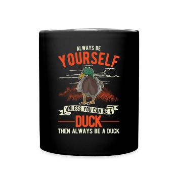 Ducks Gift Duck Duck Breeder - Full Colour Mug - black - Front