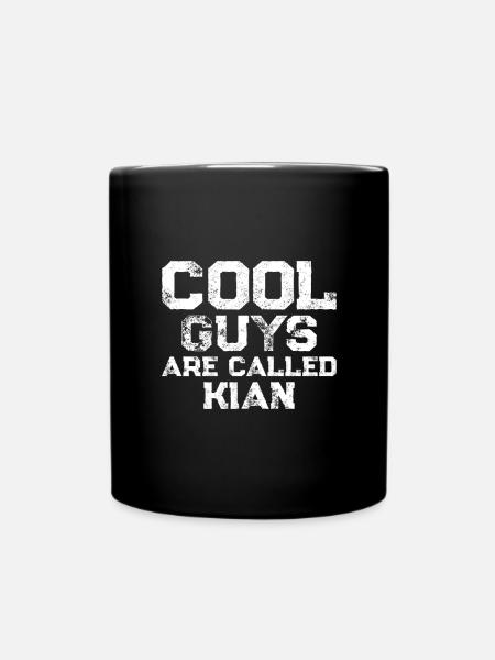 Cool guys are called Kian - Full Colour Mug - black