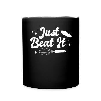 Baker boulangerie boulangerie pâtisserie cadeau - Mug uni - noir - Devant