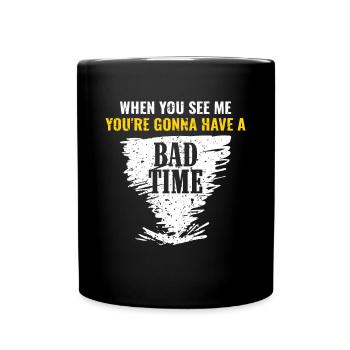 Storm Chaser Dad - Storm Chasing Tornadoes - Full Colour Mug - black - Front