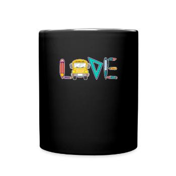 Chauffeur de bus Chauffeur de bus Bus Schuhlbus cadeau - Mug uni - noir - Devant