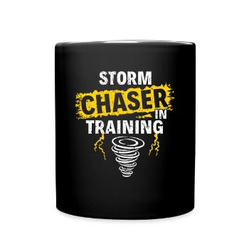 Storm Chaser Dad - Storm Chasing Tornados - Tasse einfarbig - Schwarz - Vorne