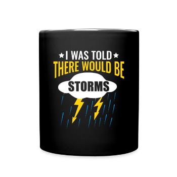 Storm Chaser Dad - Storm Chasing Tornados - Tasse einfarbig - Schwarz - Vorne