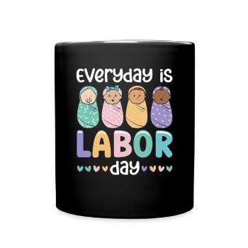 Infirmière Bébé Maternité Infirmière - Mug uni - noir - Devant