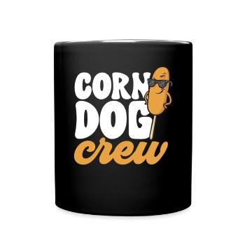 Corn Dog Corndog - Full Colour Mug - black - Front