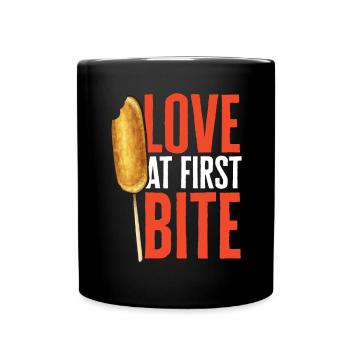 Corn Dog Corndog - Full Colour Mug - black - Front