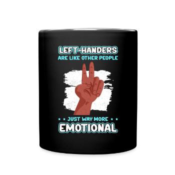 Gaucher gaucher gaucher cadeau pour gaucher - Mug uni - noir - Devant