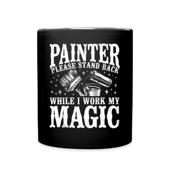 Peintre en bâtiment Peintre décorateur Peintre - Mug uni - noir - Devant