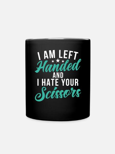 Left Handers Gifts - Tasse einfarbig - Schwarz