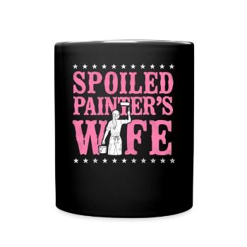 House Painter Decorator Wife - Tasse einfarbig - Schwarz - Vorne