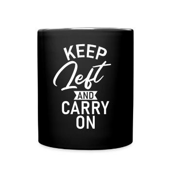 Left Handers Gifts - Tasse einfarbig - Schwarz - Vorne