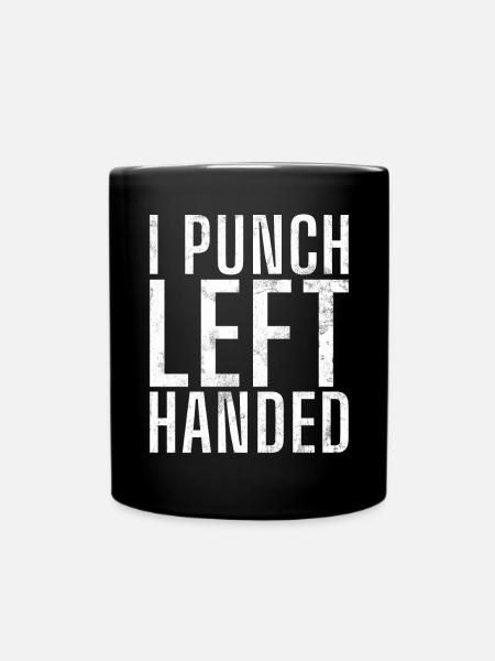 Left Handers Gifts - Tasse einfarbig - Schwarz