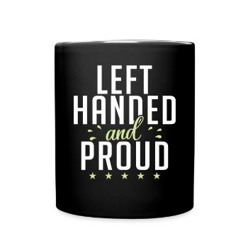 Left Handers Gifts - Tasse einfarbig - Schwarz - Vorne