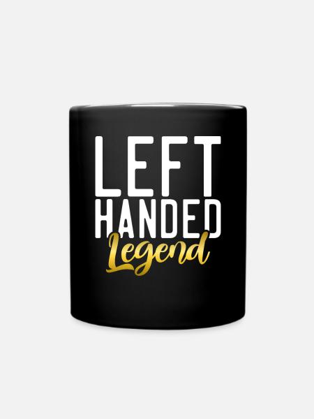 Left Handers Gifts - Tasse einfarbig - Schwarz