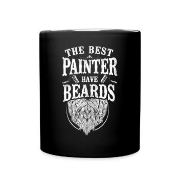 House Painter Decorator Beard The - Tasse einfarbig - Schwarz - Vorne