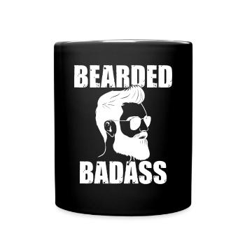 Giftidea Beard Men - Full Colour Mug - black - Front
