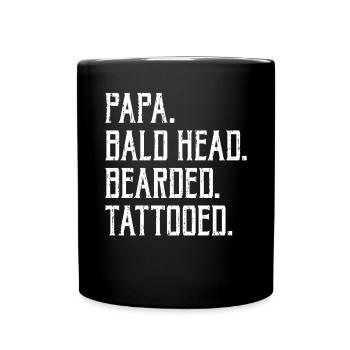 Giftidea Beard Men - Full Colour Mug - black - Front