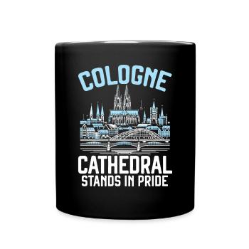 Cologne Allemagne Voyage Vacances J’aime Cologne - Mug uni - noir - Devant