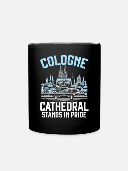Köln Deutschland Reisen Urlaub Ich liebe Köln - Tasse einfarbig - Schwarz