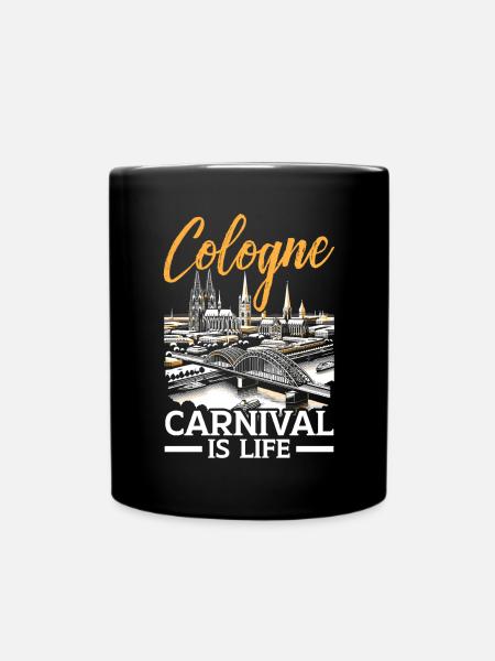 Köln Deutschland Reisen Urlaub Ich liebe Köln - Tasse einfarbig - Schwarz