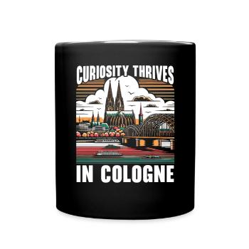 Cologne Allemagne Voyage Vacances J’aime Cologne - Mug uni - noir - Devant