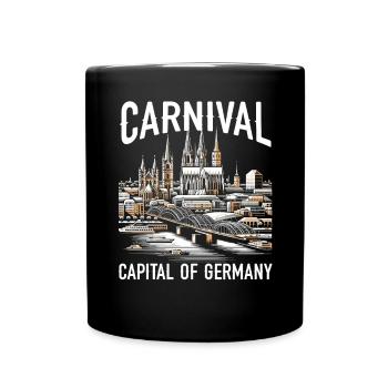 Cologne Allemagne Voyage Vacances J’aime Cologne - Mug uni - noir - Devant