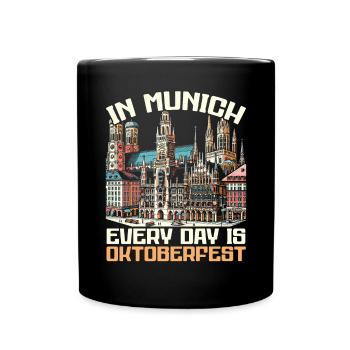 Munich Germany Travel Vacation I Love Munich - Full Colour Mug - black - Front