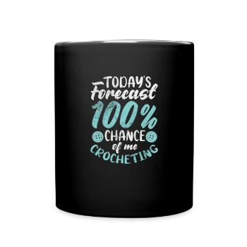Crochet Tricot - Mug uni - noir - Devant