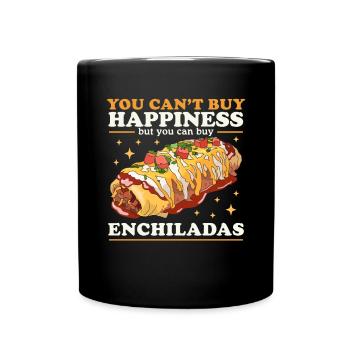 Enchilada Lover Food Enchiladas Gift - Full Colour Mug - black - Front