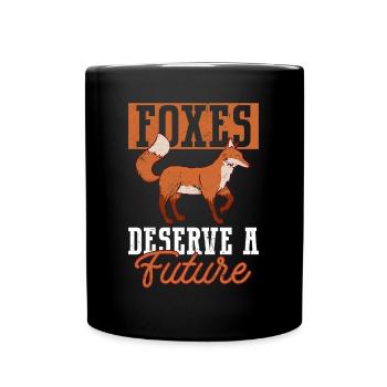 Accessoires de chasse anti-renards - Mug uni - noir - Devant