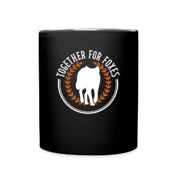 Accessoires de chasse anti-renards - Mug uni - noir - Devant