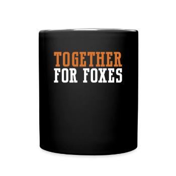 Accessoires de chasse anti-renards - Mug uni - noir - Devant