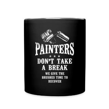 House Painter Decorator Painters - Full Colour Mug - black - Front
