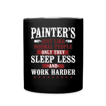 House Painter Decorator Painters - Full Colour Mug - black - Front