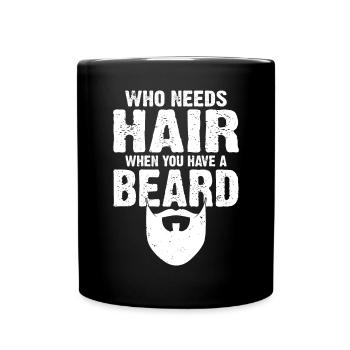Giftidea Beard Men - Full Colour Mug - black - Front