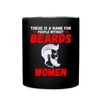 Giftidea Beard Men - Full Colour Mug - black - Front