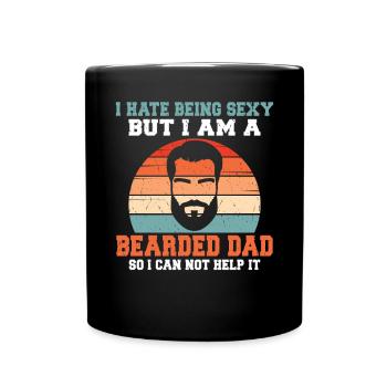 Giftidea Beard Men - Full Colour Mug - black - Front