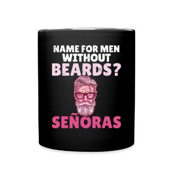 Giftidea Beard Men - Full Colour Mug - black - Front