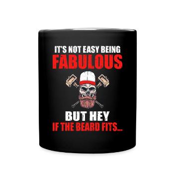 Giftidea Beard Men - Full Colour Mug - black - Front