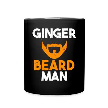 Giftidea Beard Men - Full Colour Mug - black - Front