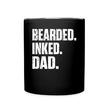 Giftidea Beard Men - Full Colour Mug - black - Front