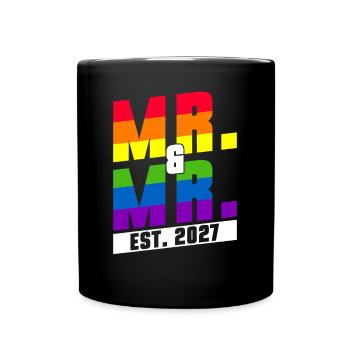Mariage Gay Pride 2027 Mariage gay - Mug uni - noir - Devant