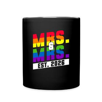 Mariage Gay Pride 2026 Mariage Gay Lesbien - Mug uni - noir - Devant