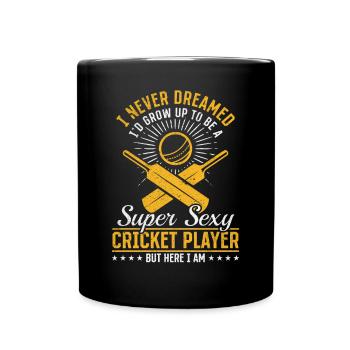 Jeu de cricket Cricketing - Super Sexy Cricket Playe - Mug uni - noir - Devant