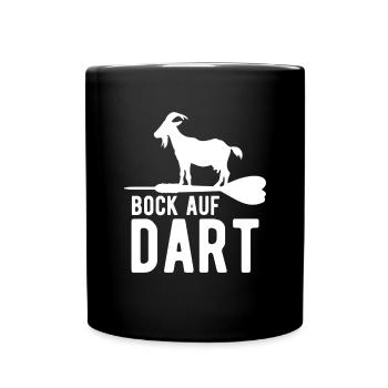 Funny Darts and Darts Gifts for Darts Players - Full Colour Mug - black - Front