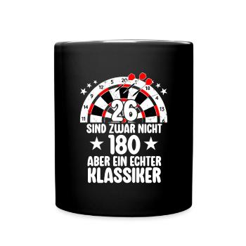 Funny Darts and Darts Gifts for Darts Players - Full Colour Mug - black - Front