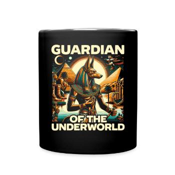 Anubis Mythologie égyptienne Pyramide Égypte ancienne - Mug uni - noir - Devant