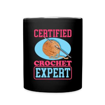 Crochet Expert au Crochet Crochet Cadeau - Mug uni - noir - Devant