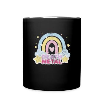 Death metal - Full Colour Mug - black - Front