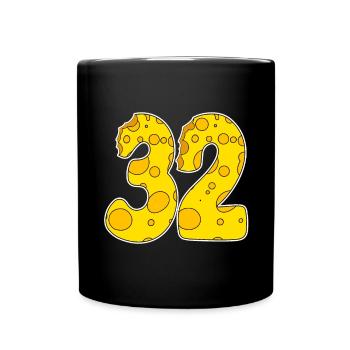 32 ans Lustig Käse - Mug uni - noir - Devant